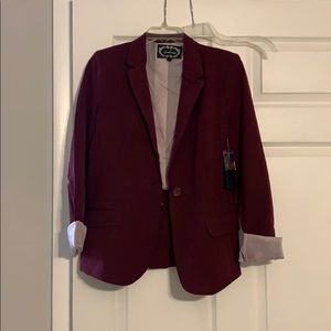 Burgundy Blazer